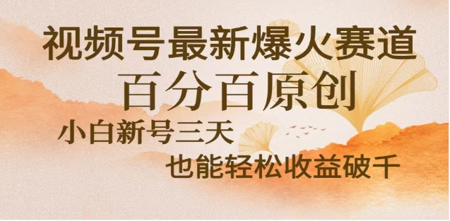视频号独家玩法，老年养生赛道，无脑搬运爆款视频，日入2000+-行行副业