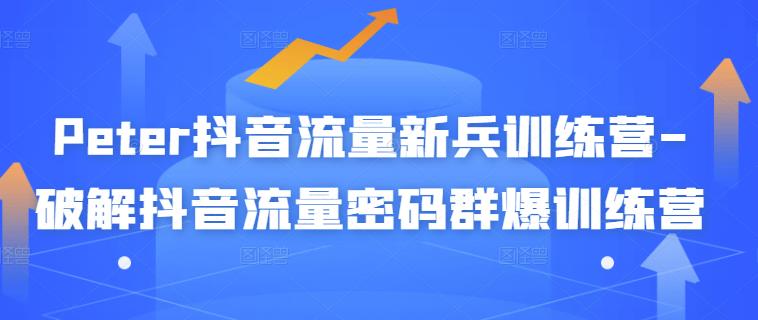 【副业项目3371期】破解抖音流量密码新人训练营（新人抖音怎么获取流量）-行行副业