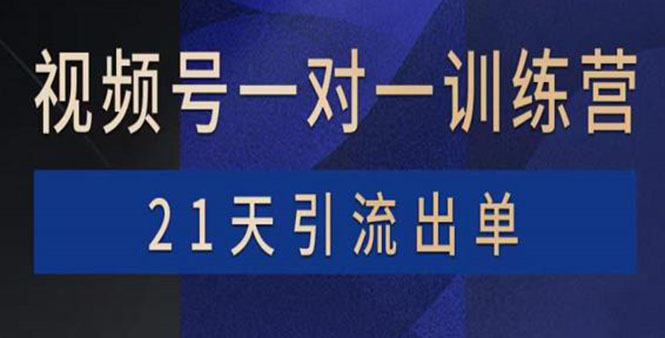 【副业项目4068期】视频号训练营：带货，涨粉，直播，游戏，四大变现新方向，21天引流出单-行行副业