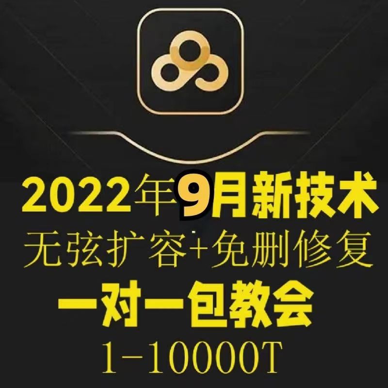 【副业项目40312期】2022年9月最新百度网盘无限扩容技术，外面卖599的，自用或出售都可以-行行副业