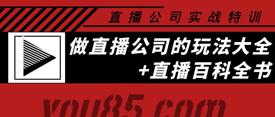 【副业项目4162期】老陈·直播公司实战特训：做直播公司的玩法大全+直播百科全书-行行副业