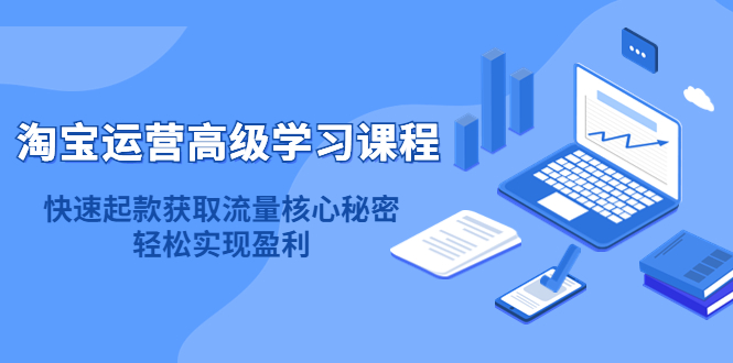【副业项目4654期】淘宝运营高级学习课程：快速获取流量核心秘密，轻松实现盈利-行行副业