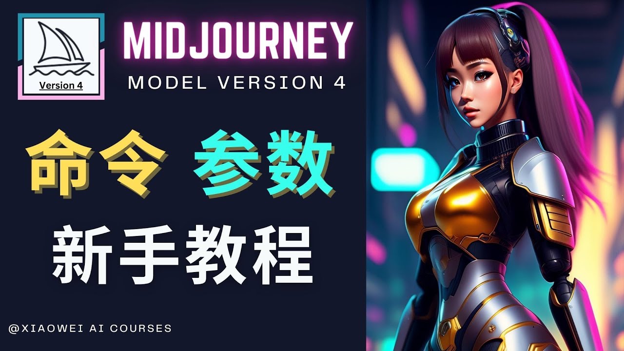 【副业项目5078期】Midjourney新手入门教程，轻松创作顶级图像，命令参数-新手教程-行行副业