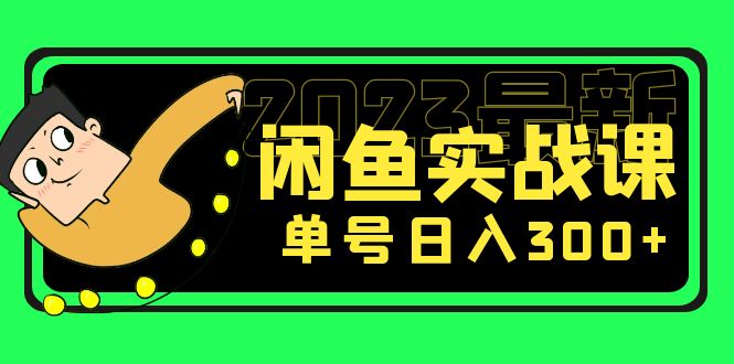 【副业项目5277期】花599买的闲鱼项目：2023最新闲鱼实战课，单号日入300+（7节课）-行行副业