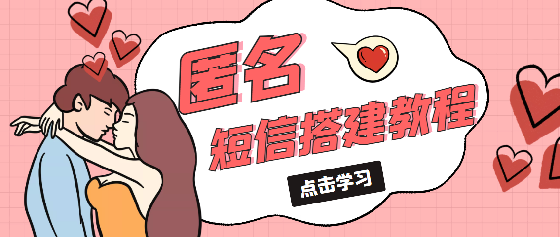 【副业项目5399期】冷门月入过万的匿名短信项目搭建教程【网站源码+网站搭建视频教程】-行行副业