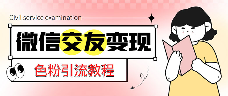 【副业项目5402期】微信交友变现项目，吸引全网LSP男粉精准变现，小白也能轻松上手，日入500+-行行副业