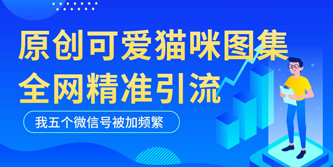 【副业项目5588期】黑科技纯原创可爱猫咪图片，全网精准引流，实操5个VX号被加频繁-行行副业