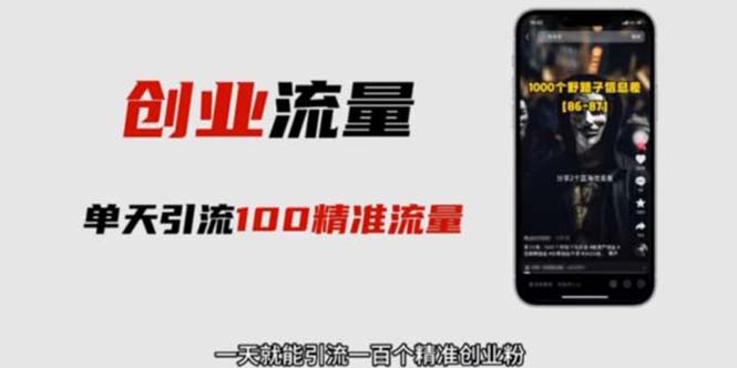 【副业项目5897期】自媒体音频加图文制作视频 一天引流一百个精准创业粉【音频软件+图片素材】-行行副业