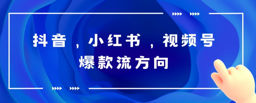 【副业项目6104期】抖音，小红书，视频号爆款流视频制作，简单制作掌握流量密码-行行副业