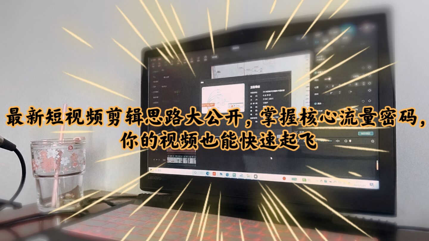 【副业项目6115期】最新短视频剪辑思路大公开，掌握核心流量密码，你的视频也能快速起飞-行行副业