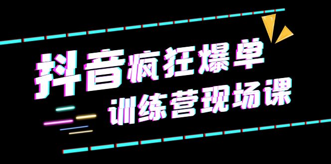 【副业项目6295期】抖音短视频疯狂-爆单训练营现场课（新）直播带货+实战案例-行行副业