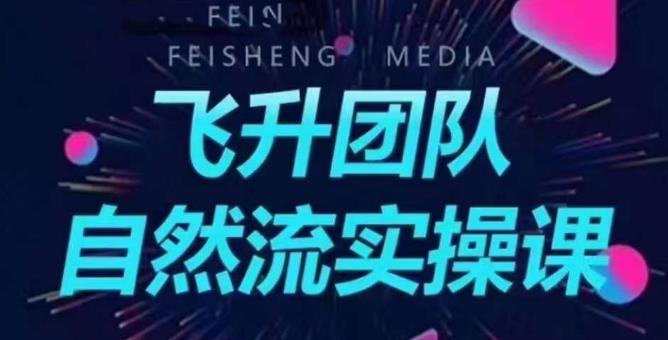 【副业项目6267期】飞升团队课程自然流实操课，抖音半无人起号主播间搭建教学-行行副业