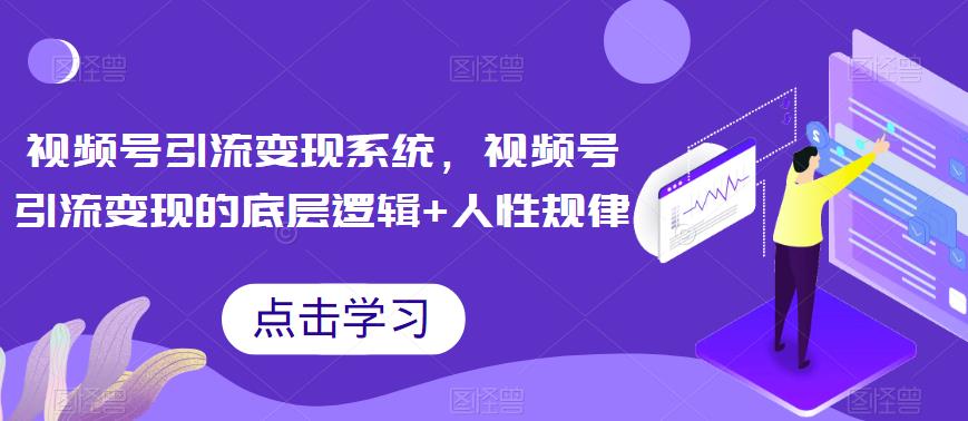 【副业项目6868期】视频号引流变现系统，视频号引流变现的底层逻辑+人性规律-行行副业