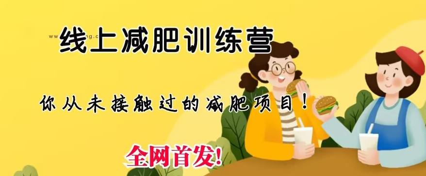 【副业项目6995期】线上减肥训练营，足不出户，仅靠拉几个社群，发几条朋友圈，就可以月实现入五位【揭秘】-行行副业