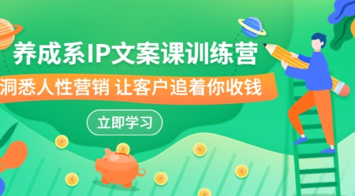 【副业项目7107期】IP文案课训练营，文案心法的天花板 洞悉人性营销-行行副业