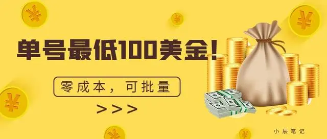 【副业项目7144期】单号最低100美金，零成本，小白无脑操作-行行副业