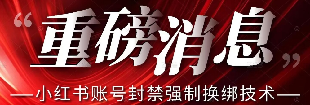 【副业项目7574期】【最新】小红书账号封禁强制换绑技术可日赚300-行行副业