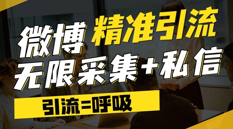 【副业项目7606期】微博最新引流技术，软件提供博文评论采集+私信实现精准引流【揭秘】-行行副业