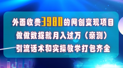 【副业项目8036期】在短视频等全媒体平台做数据流量优化，实测一月1W+，在外至少收费4000+-行行副业