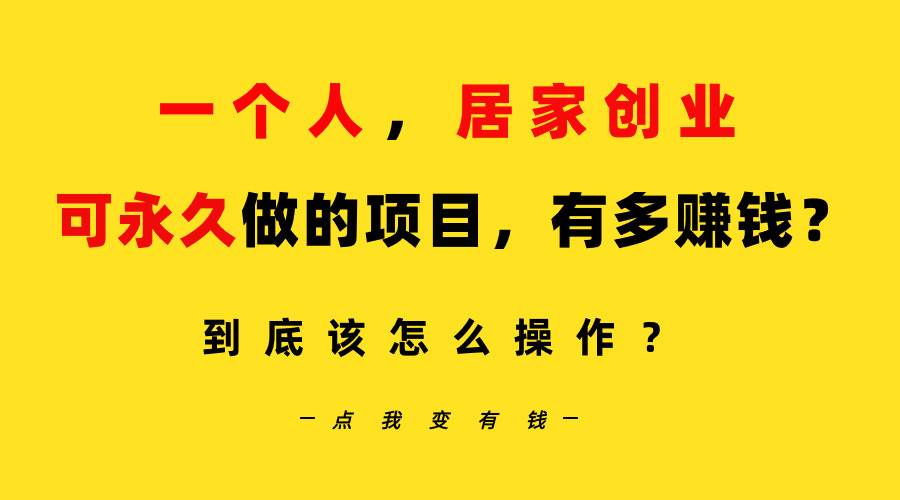 一个人，居家创业：B站每天10分钟，单账号日引创业粉100+，月稳定变现5W…-行行副业