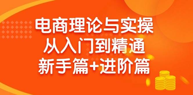 电商理论与实操从入门到精通 新手篇+进阶篇-行行副业