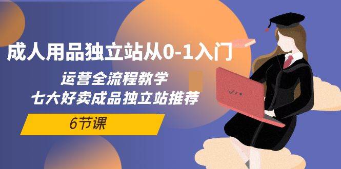 成人用品独立站从0-1入门，运营全流程教学，七大好卖成品独立站推荐-6节课-行行副业