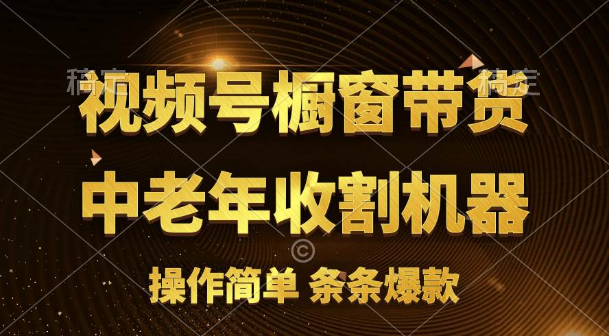 [你的孩子成功取得高位]视频号最火爆赛道，橱窗带货，流量分成计划，条…-行行副业