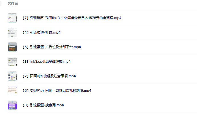 link3.cc聚合链接引流，日引流50＋精准粉-行行副业
